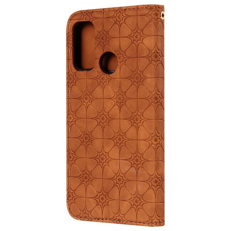 Flip Case Huawei P Smart 2020 Grün Sternendruck