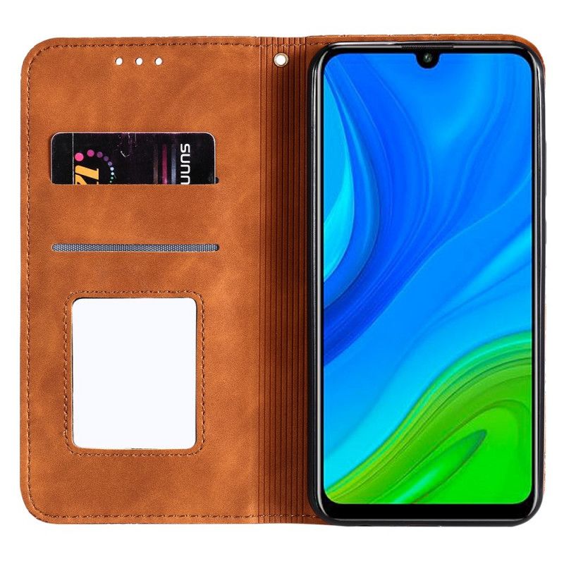 Flip Case Huawei P Smart 2020 Grün Sternendruck