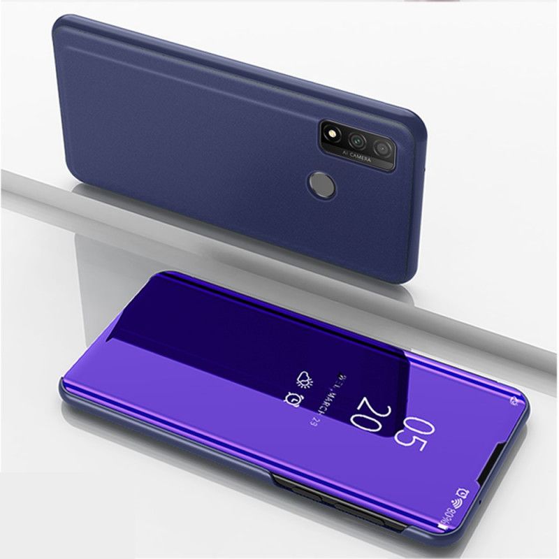 Flip Case Huawei P Smart 2020 Schwarz Handyhülle Spiegel
