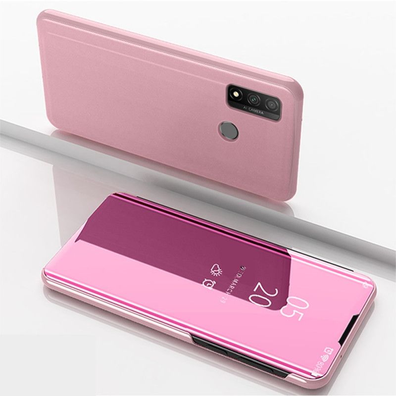 Flip Case Huawei P Smart 2020 Schwarz Handyhülle Spiegel