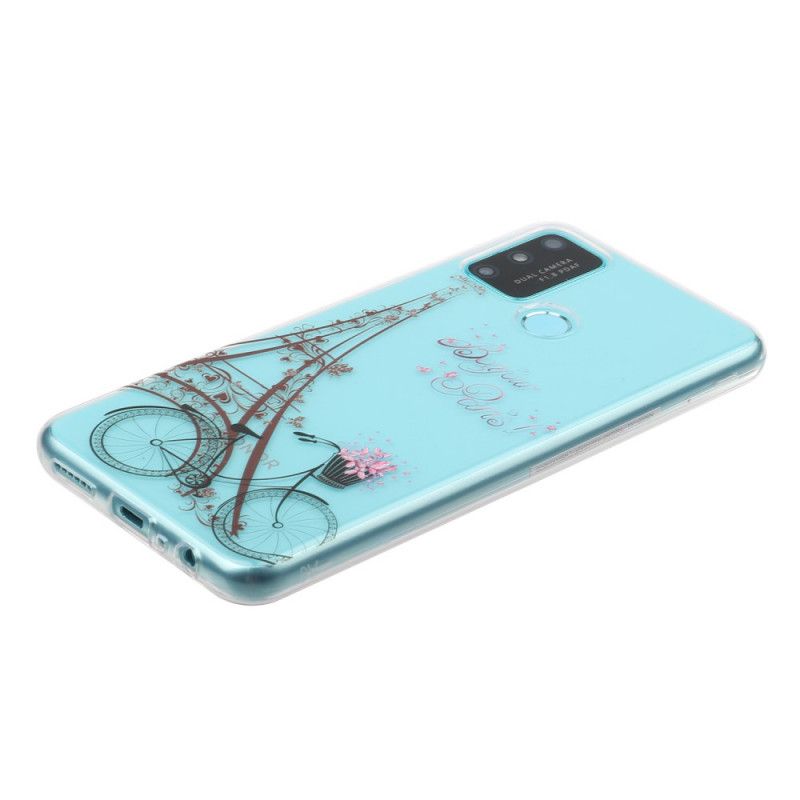 Hülle Für Huawei P Smart 2020 Transparent Hallo Paris