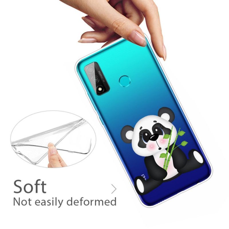 Hülle Für Huawei P Smart 2020 Transparenter Trauriger Panda