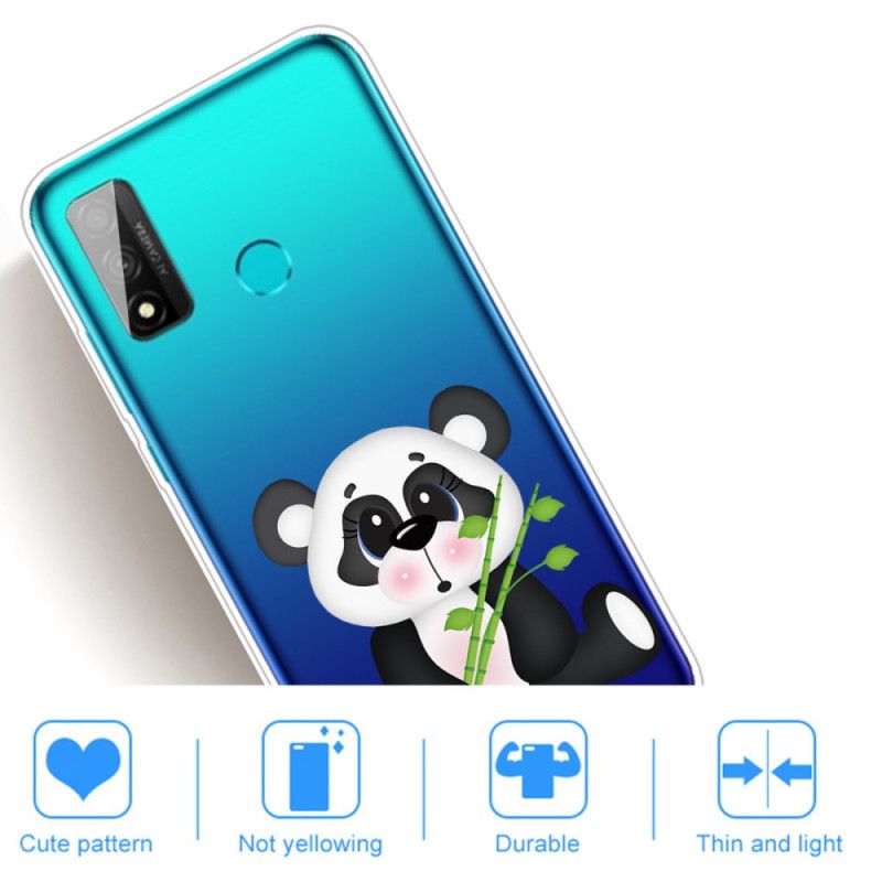 Hülle Für Huawei P Smart 2020 Transparenter Trauriger Panda