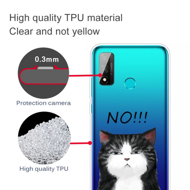 Hülle Huawei P Smart 2020 Die Katze. Die Nein Sagt