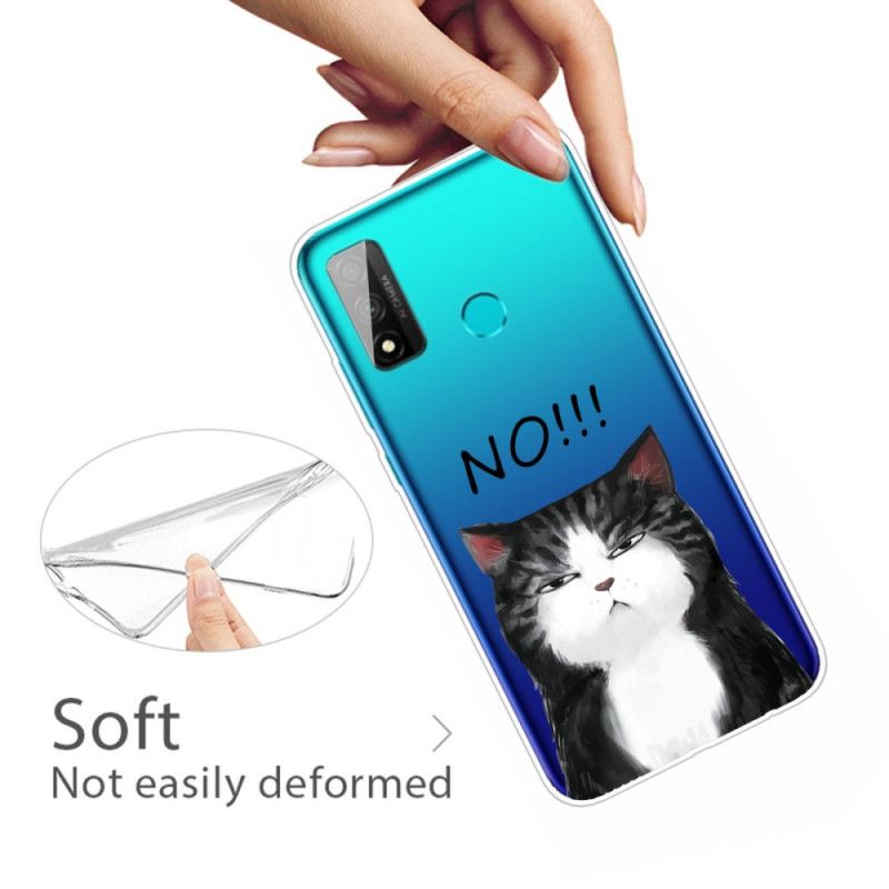 Hülle Huawei P Smart 2020 Die Katze. Die Nein Sagt