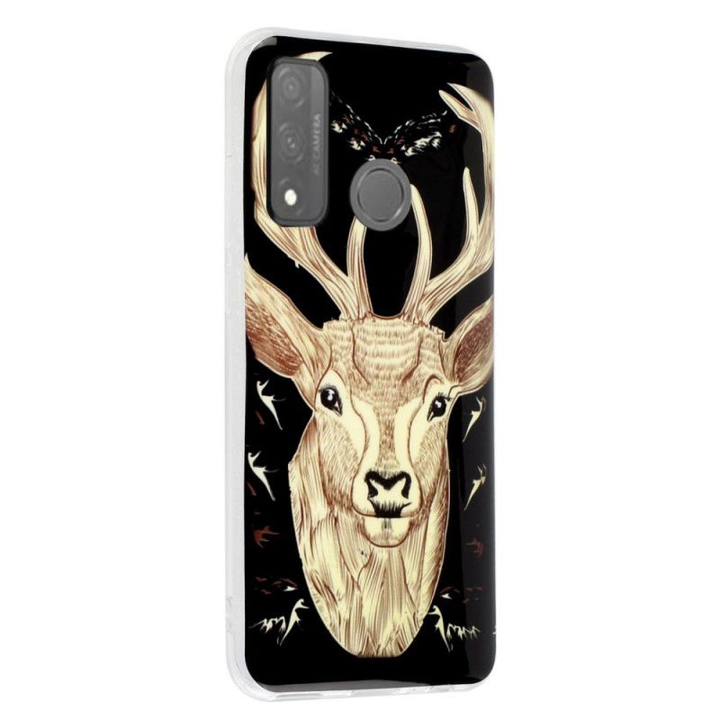 Hülle Huawei P Smart 2020 Fluoreszierender Majestätischer Hirsch