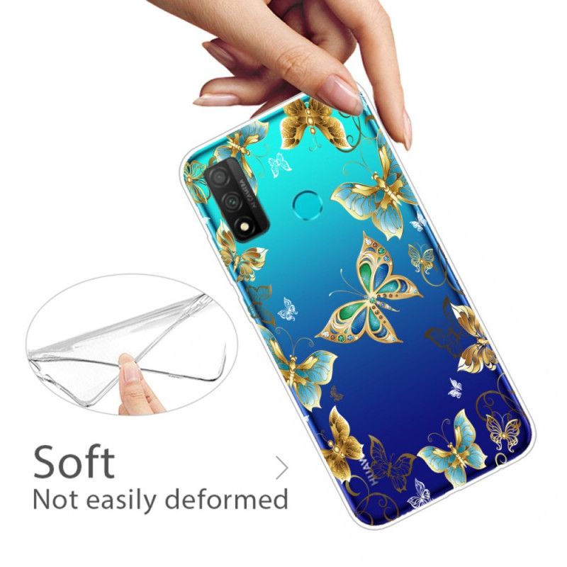 Hülle Huawei P Smart 2020 Goldene Schmetterlinge