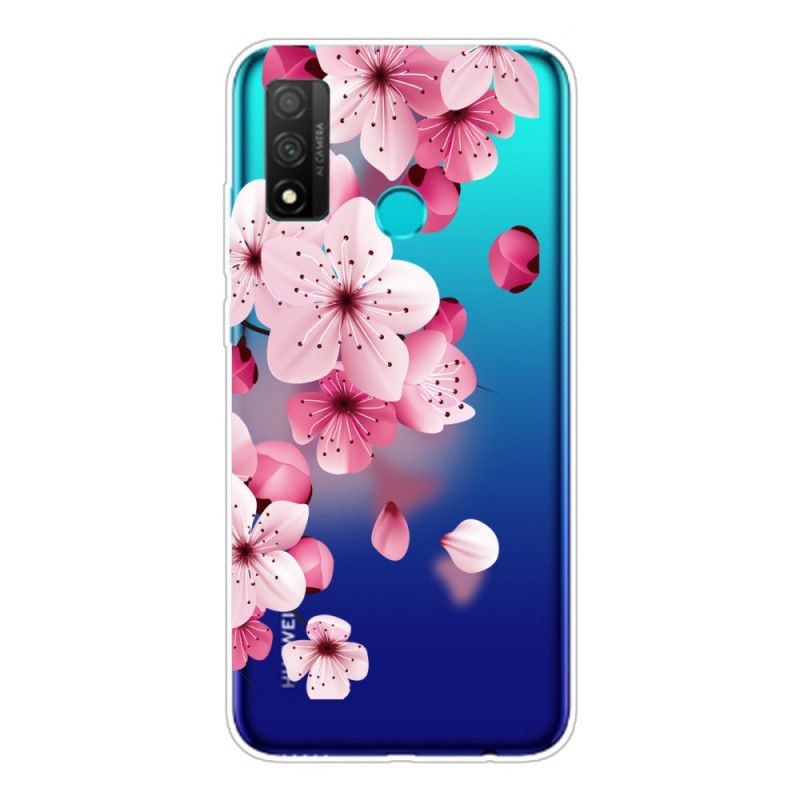 Hülle Huawei P Smart 2020 Große Rosa Blüten