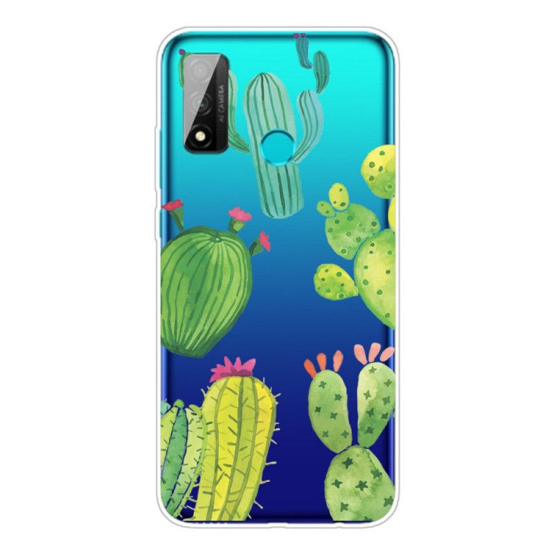 Hülle Huawei P Smart 2020 Handyhülle Aquarellkaktus