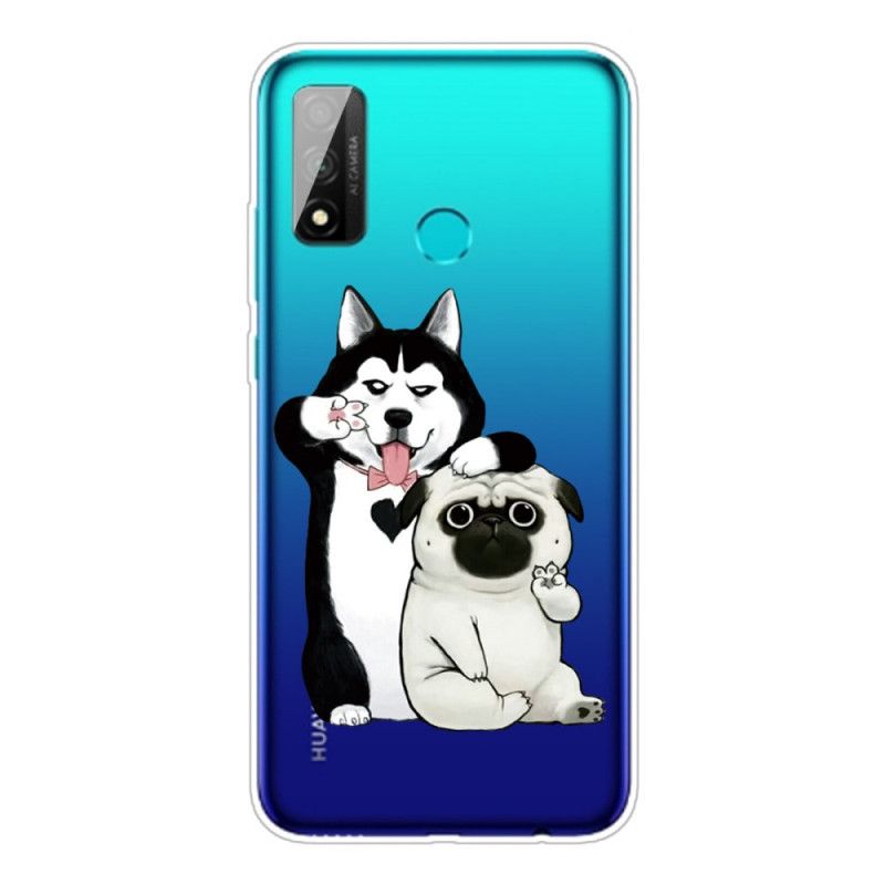 Hülle Huawei P Smart 2020 Handyhülle Lustige Hunde