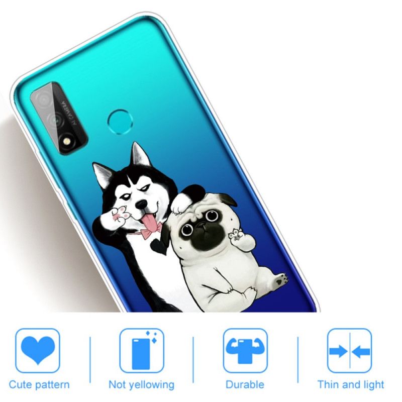 Hülle Huawei P Smart 2020 Handyhülle Lustige Hunde