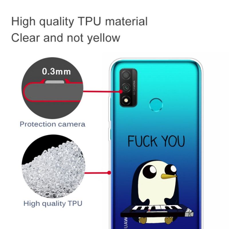 Hülle Huawei P Smart 2020 Handyhülle Pinguin Fick Dich