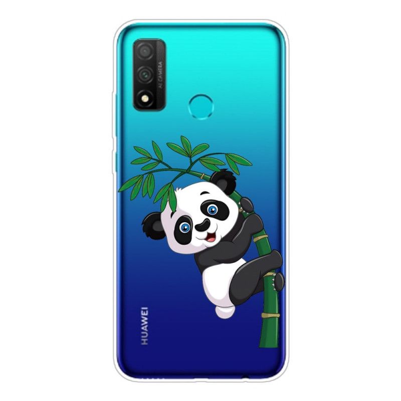 Hülle Huawei P Smart 2020 Handyhülle Transparenter Panda Auf Dem Bambus