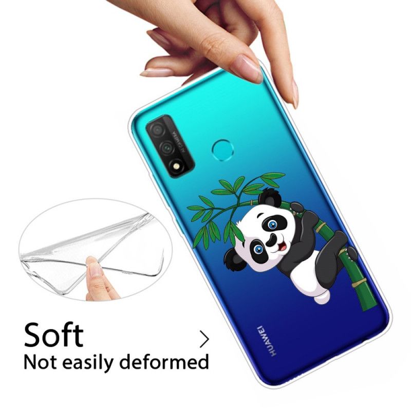 Hülle Huawei P Smart 2020 Handyhülle Transparenter Panda Auf Dem Bambus