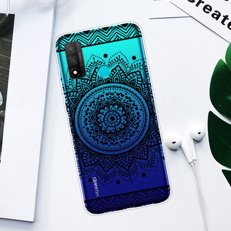 Hülle Huawei P Smart 2020 Handyhülle Transparentes Blumenmandala