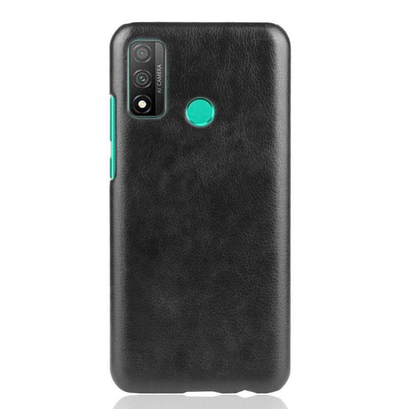 Hülle Huawei P Smart 2020 Schwarz Performance Lychee Ledereffekt