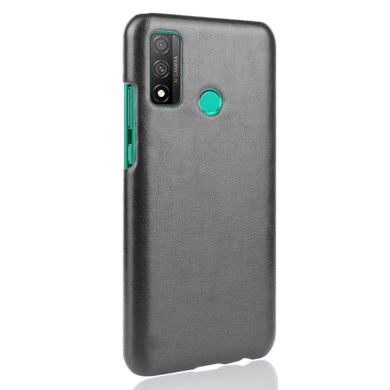 Hülle Huawei P Smart 2020 Schwarz Performance Lychee Ledereffekt