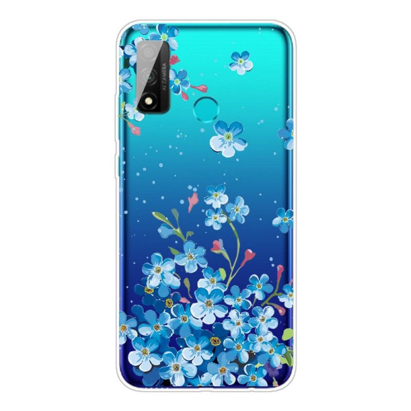 Hülle Huawei P Smart 2020 Strauß Blauer Blumen