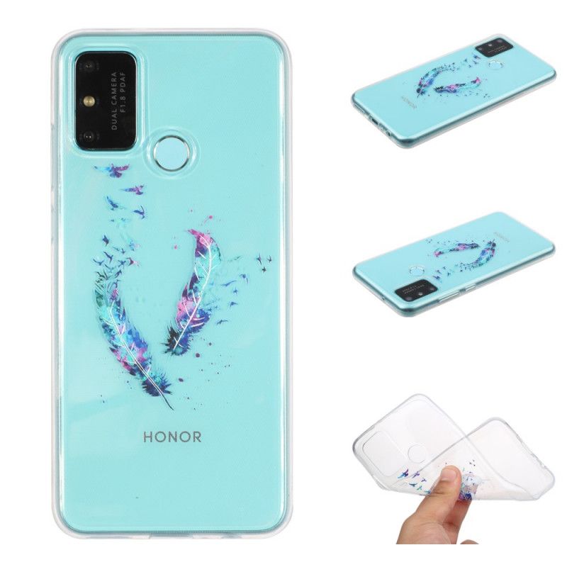 Hülle Huawei P Smart 2020 Transparente Federn