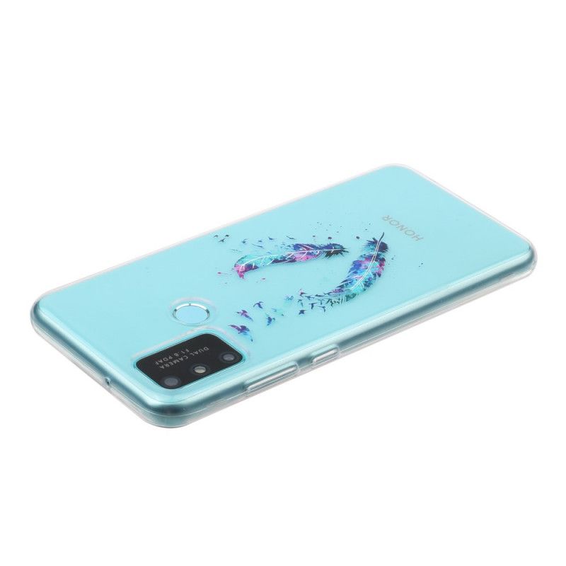 Hülle Huawei P Smart 2020 Transparente Federn