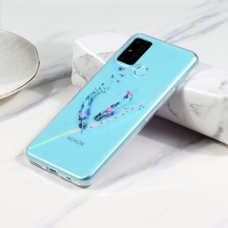 Hülle Huawei P Smart 2020 Transparente Federn