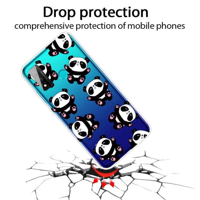 Hülle Huawei P Smart 2020 Transparente Pandas Haben Spaß