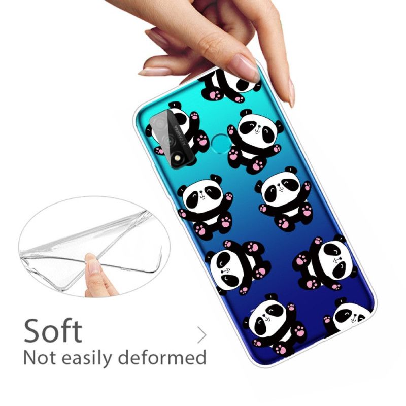 Hülle Huawei P Smart 2020 Transparente Pandas Haben Spaß