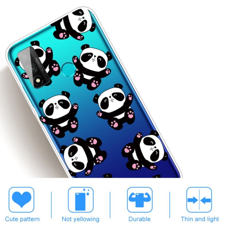 Hülle Huawei P Smart 2020 Transparente Pandas Haben Spaß