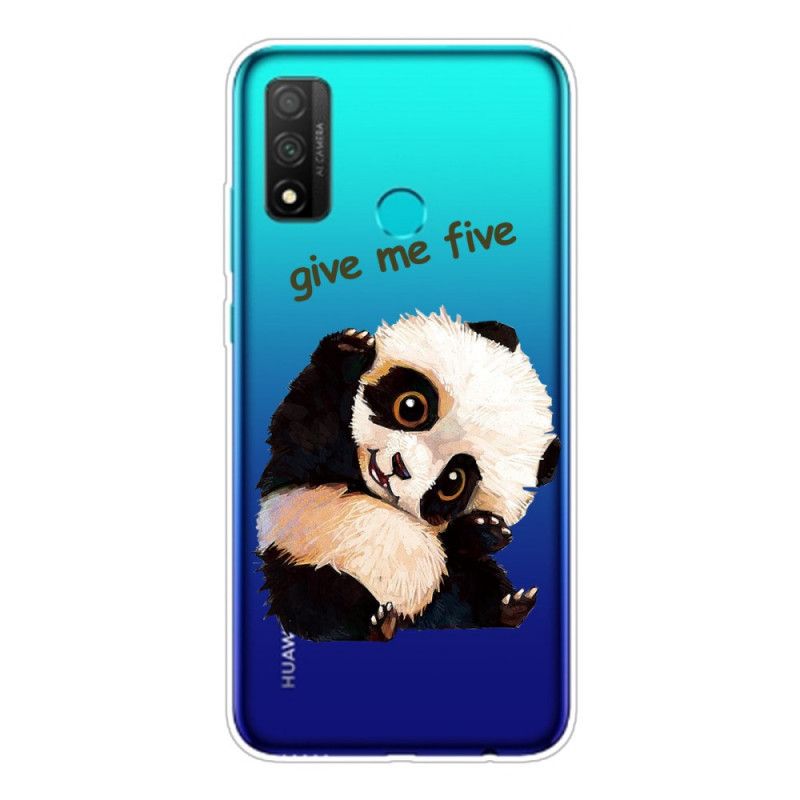 Hülle Huawei P Smart 2020 Transparenter Panda. Gib Mir Fünf
