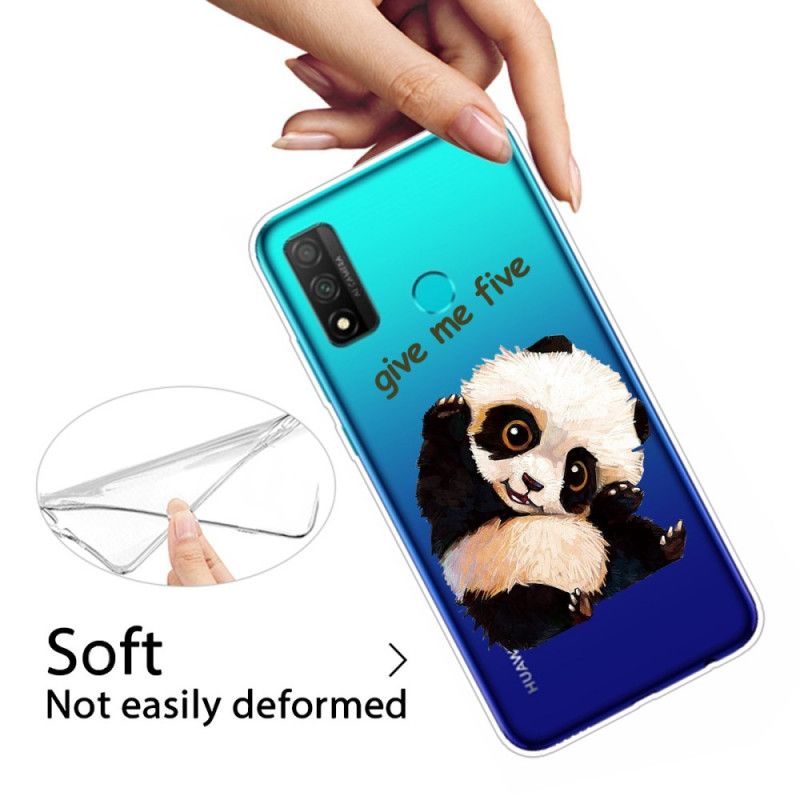 Hülle Huawei P Smart 2020 Transparenter Panda. Gib Mir Fünf