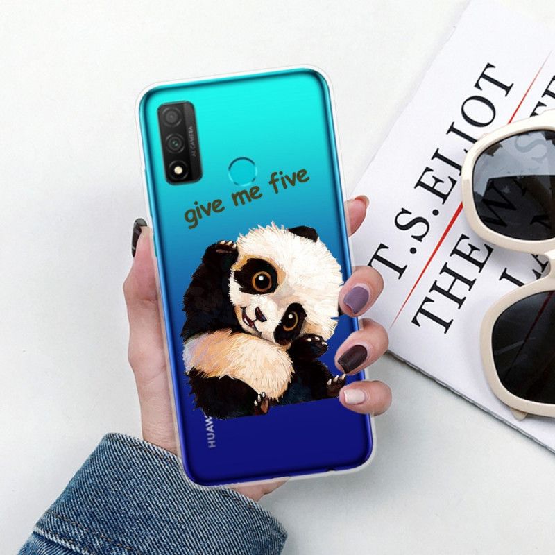 Hülle Huawei P Smart 2020 Transparenter Panda. Gib Mir Fünf