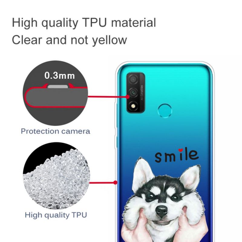 Hülle Huawei P Smart 2020 Wolfskopf Und Lächeln