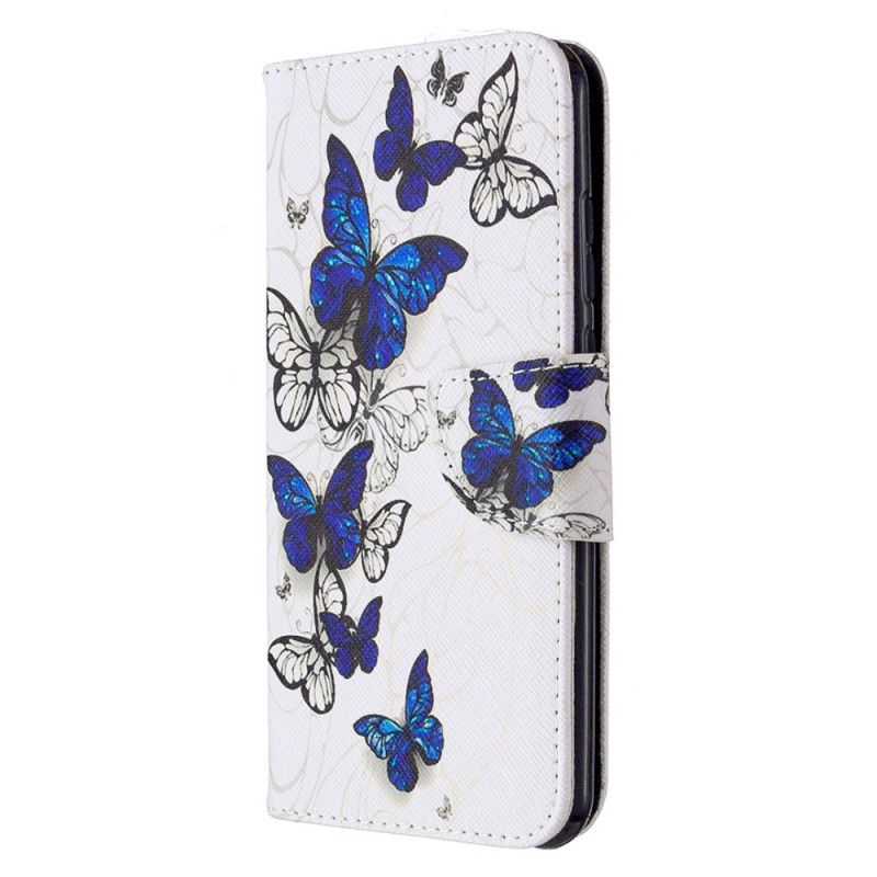 Lederhüllen Für Huawei P Smart 2020 Weiß Könige Schmetterlinge