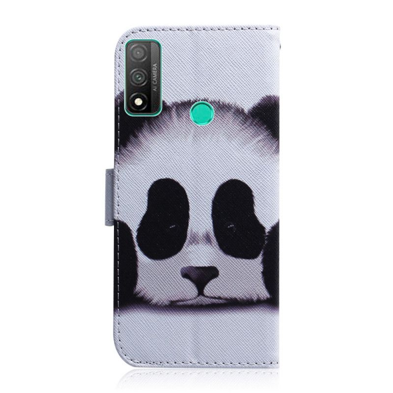 Lederhüllen Huawei P Smart 2020 Handyhülle Pandagesicht