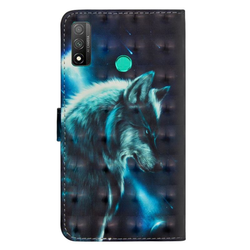 Lederhüllen Huawei P Smart 2020 Majestätischer Wolf