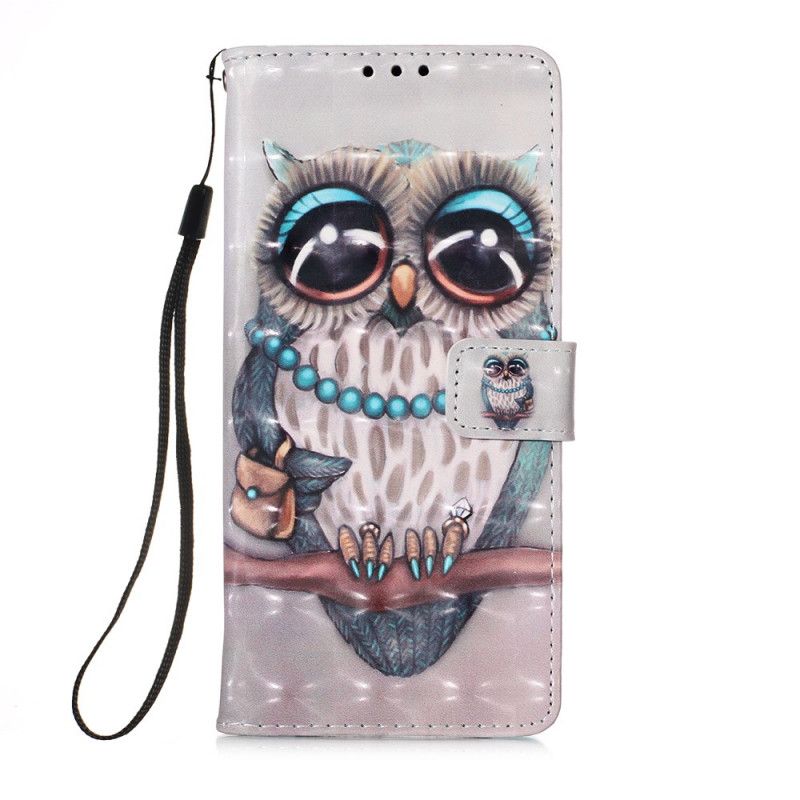 Lederhüllen Huawei P Smart 2020 Miss Owl Mit Tanga