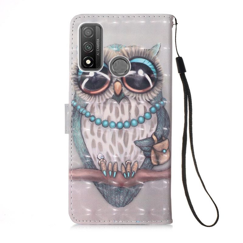 Lederhüllen Huawei P Smart 2020 Miss Owl Mit Tanga