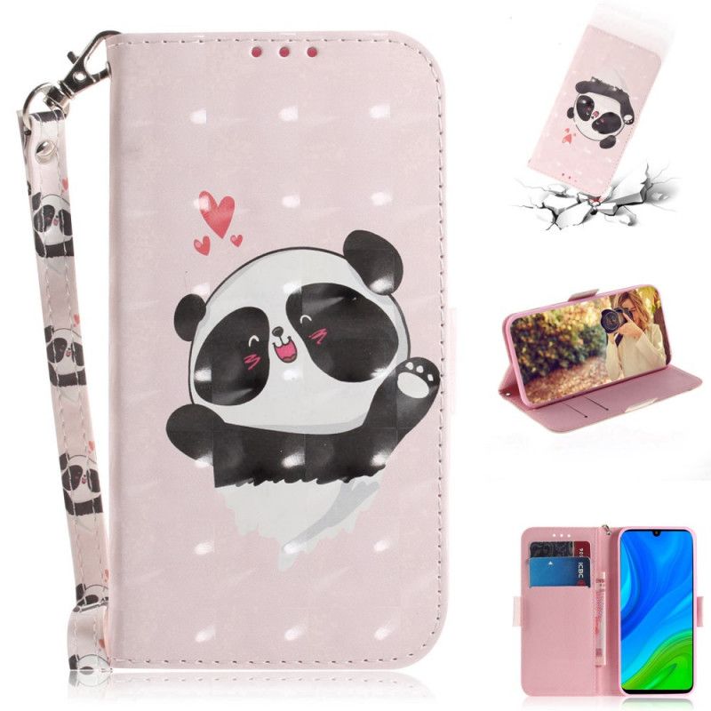 Lederhüllen Huawei P Smart 2020 Panda Liebe Mit Tanga