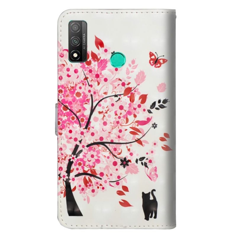 Lederhüllen Huawei P Smart 2020 Rosa Baum