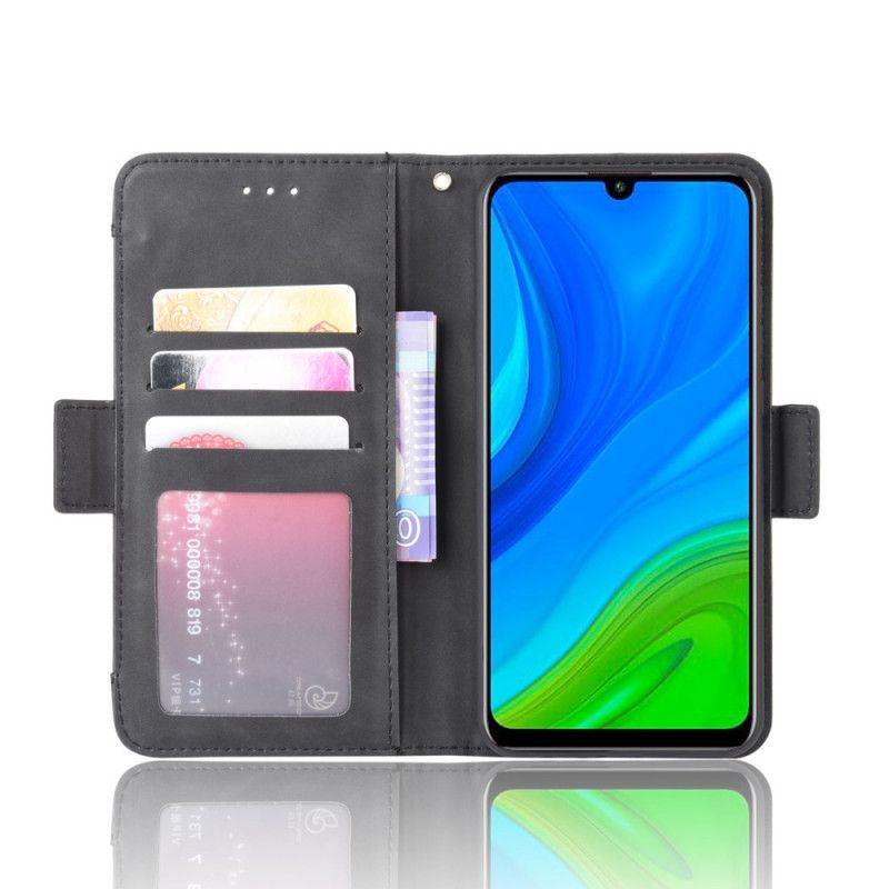 Lederhüllen Huawei P Smart 2020 Schwarz Erstklassige Multi-Karte