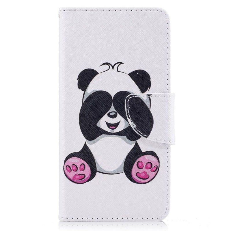 Lederhüllen Für Huawei Y6 2017 Lustiger Panda