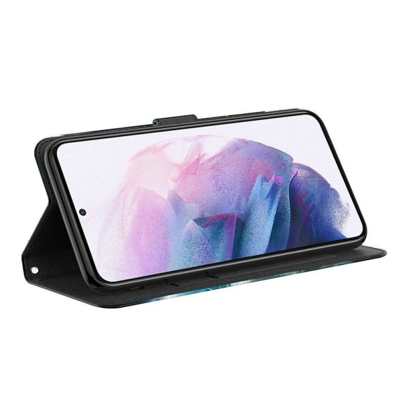 Flip Case Für Moto E40 / E30 / E20 Gelbe Schmetterlinge