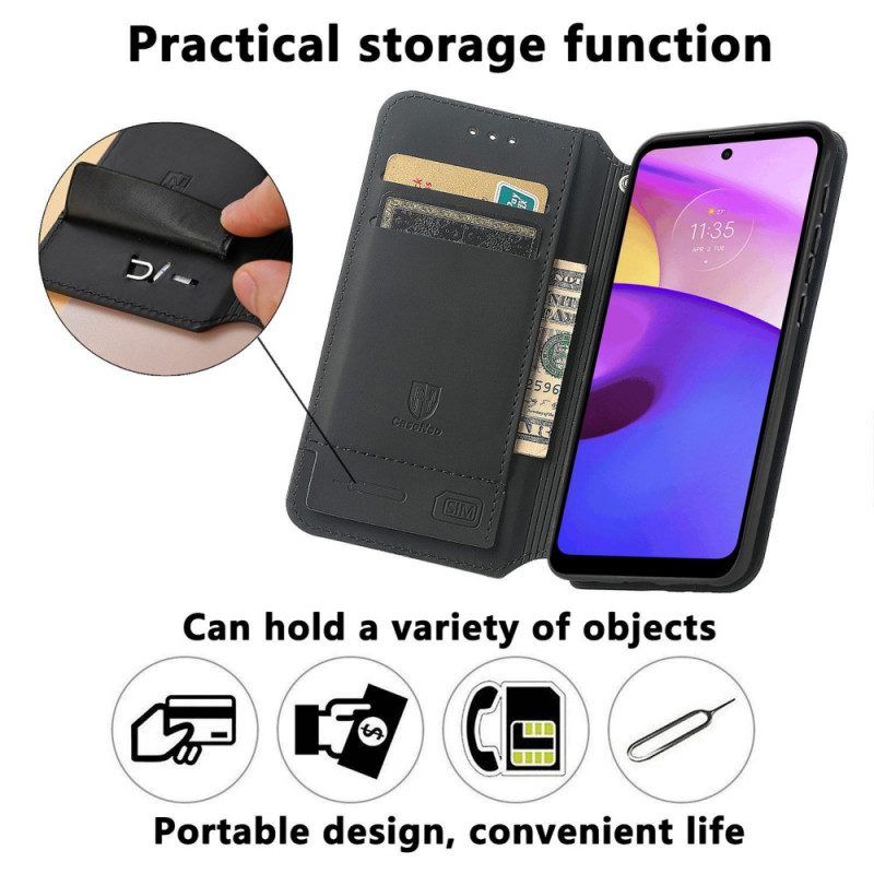 Schutzhülle Für Moto E40 / E30 / E20 Flip Case Künstlerisches Rfid