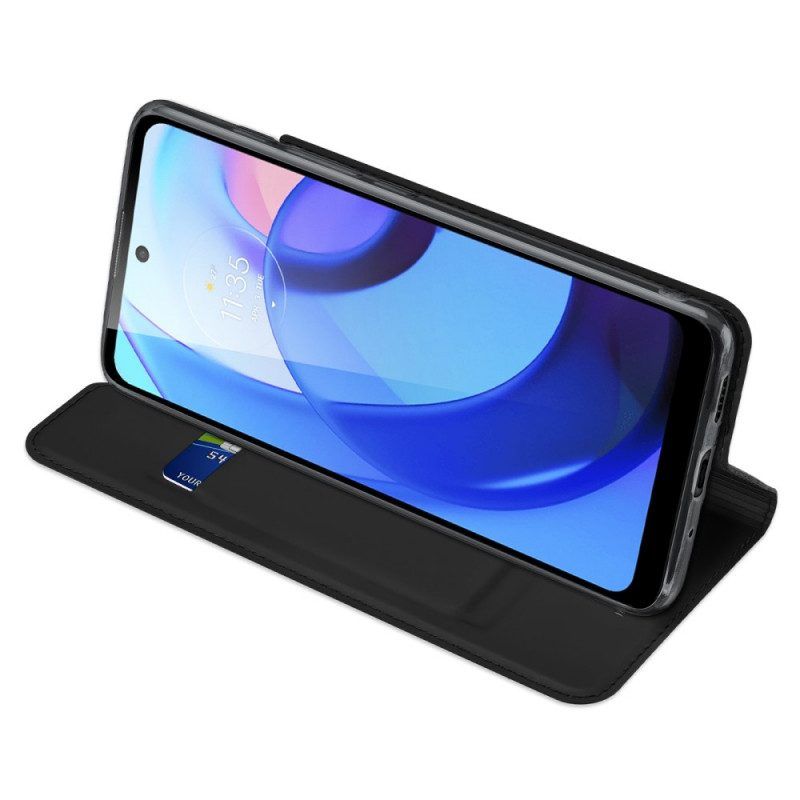 Schutzhülle Für Moto E40 / E30 / E20 Flip Case Skin Pro Dux Ducis