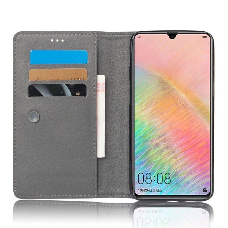 Flip Case Huawei P30 Pro Handyhülle Ledereffekt