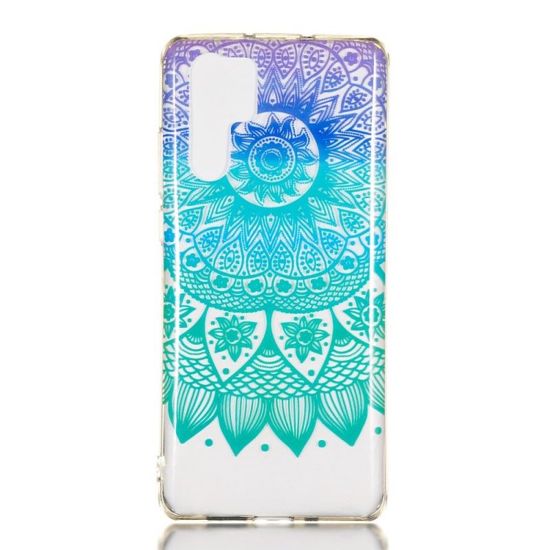 Hülle Für Huawei P30 Pro Transparentes Buntes Mandala