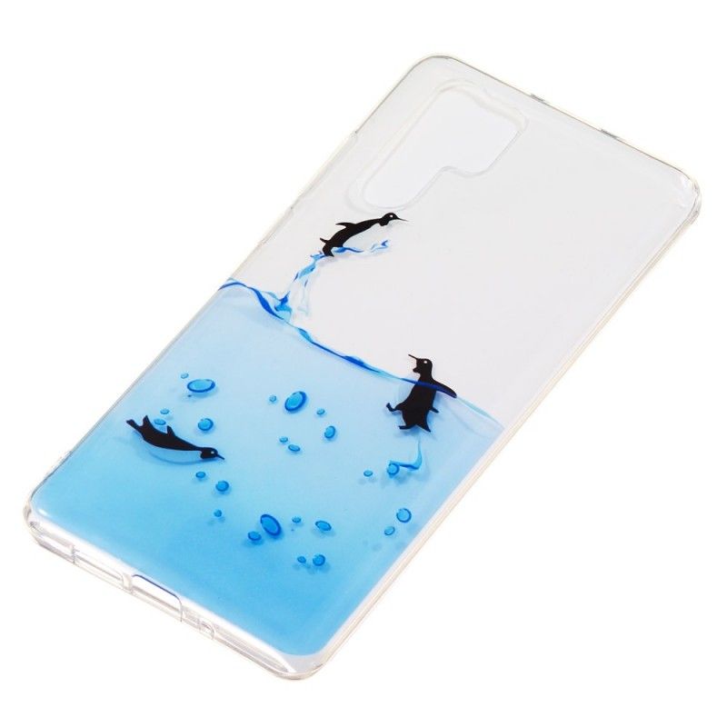 Hülle Für Huawei P30 Pro Transparentes Pinguinspiel