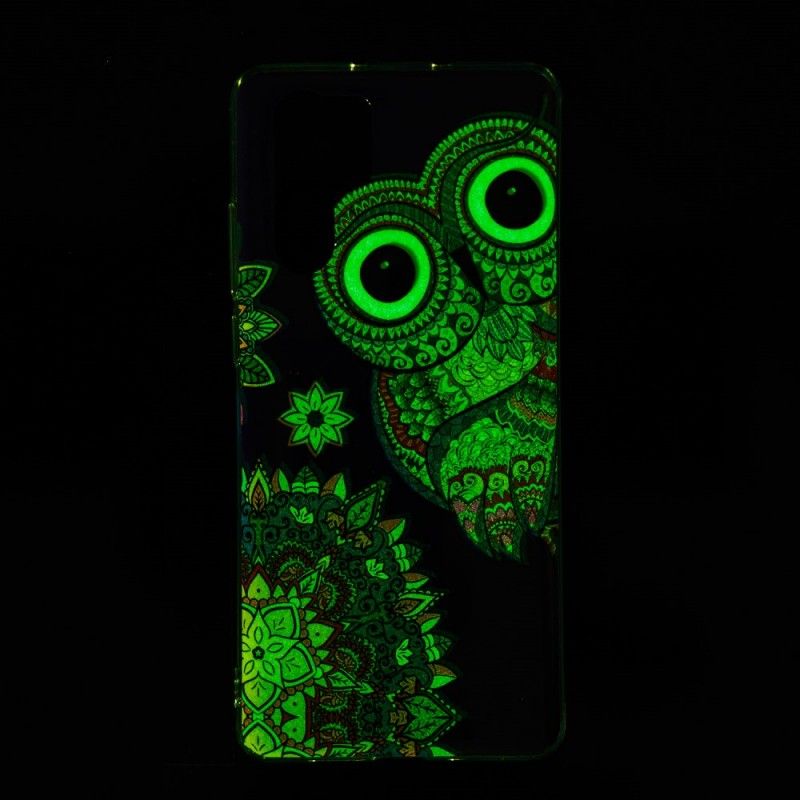 Hülle Huawei P30 Pro Fluoreszierende Mandala-Eule