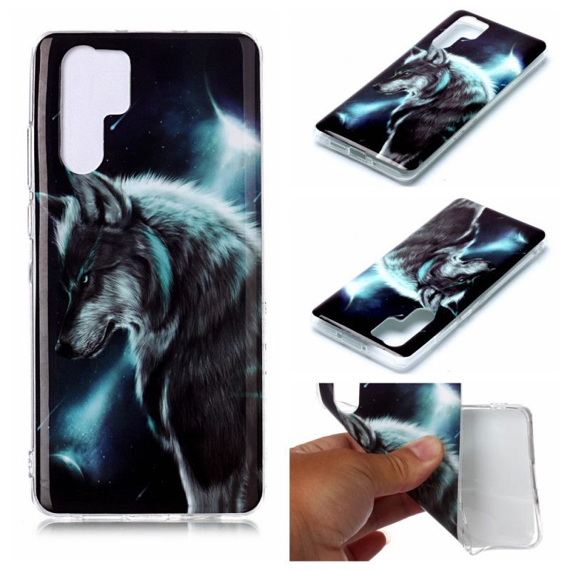 Hülle Huawei P30 Pro Königlicher Wolf