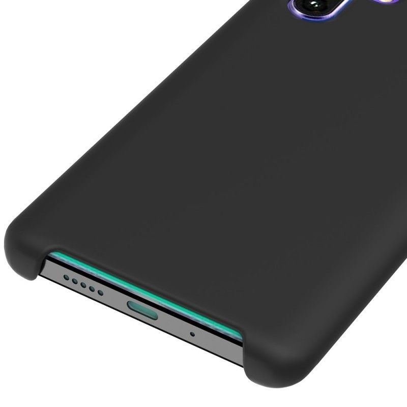 Hülle Huawei P30 Pro Schwarz Silikonflüssigkeit